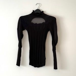 Free People mesh turtleneck
